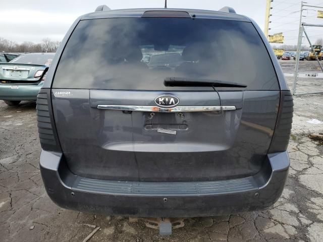 KNDMG4C7XC6465996 - 2012 KIA SEDONA LX GRAY photo 6