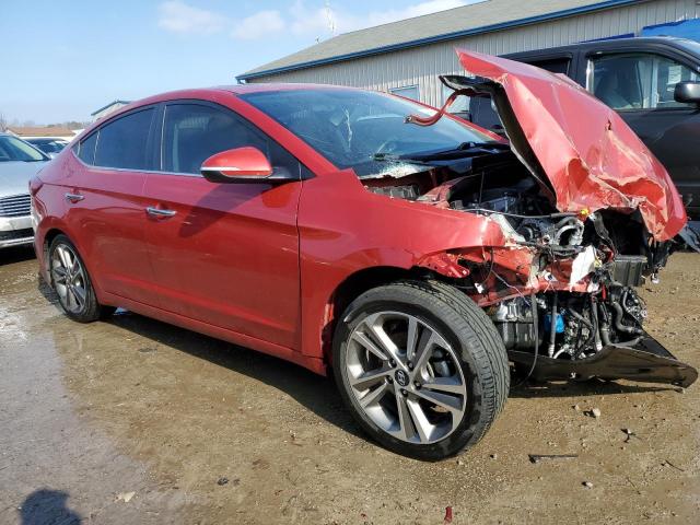 5NPD84LF7HH024330 - 2017 HYUNDAI ELANTRA SE MAROON photo 4