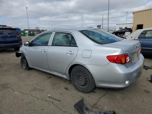 2T1BU40E19C144935 - 2009 TOYOTA COROLLA BASE SILVER photo 2