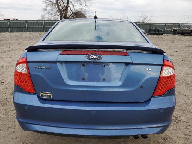 3FAHP0HA8AR162798 - 2010 FORD FUSION SE BLUE photo 6