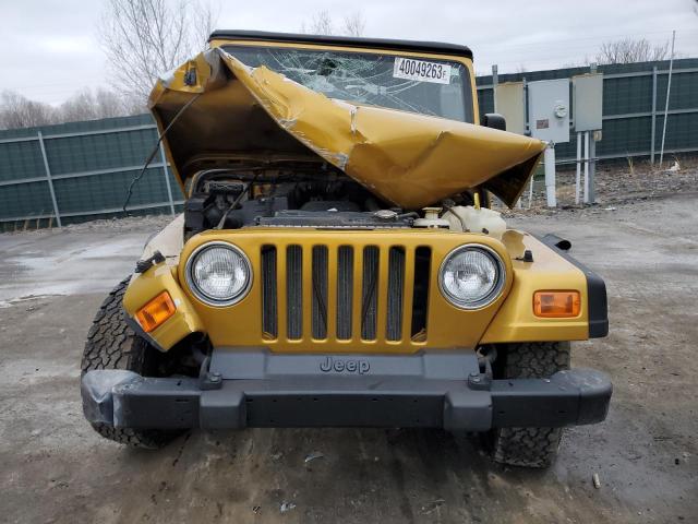 1J4FA29183P342655 - 2003 JEEP WRANGLER / SE GOLD photo 5