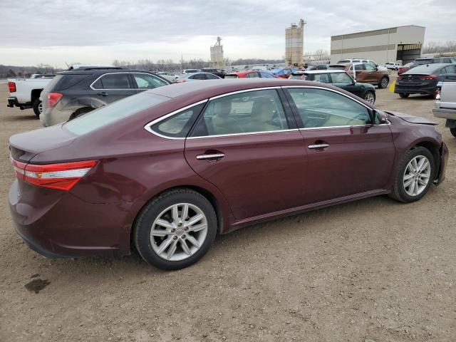 4T1BK1EB5EU107477 - 2014 TOYOTA AVALON BASE MAROON photo 3