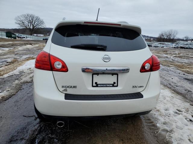 JN8AS5MV3DW625551 - 2013 NISSAN ROGUE S WHITE photo 6