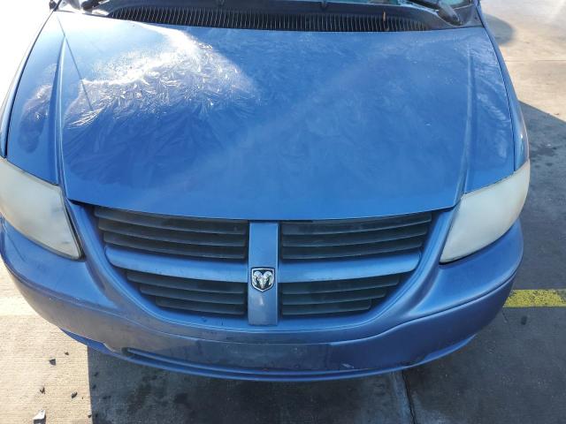 1D4GP24R27B134301 - 2007 DODGE GRAND CARA SE BLUE photo 12