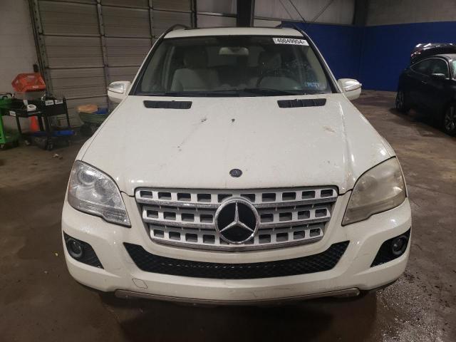 4JGBB2FB3AA536245 - 2010 MERCEDES-BENZ ML 350 BLUETEC WHITE photo 5