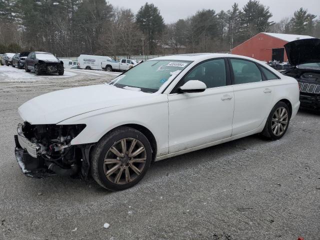 WAUGFAFC3EN035790 - 2014 AUDI A6 PREMIUM PLUS WHITE photo 1