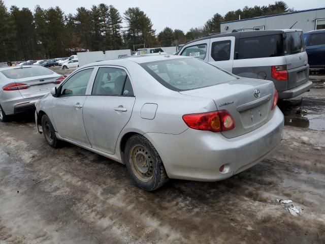 2T1BU4EEXAC255836 - 2010 TOYOTA COROLLA LE BASE SILVER photo 2
