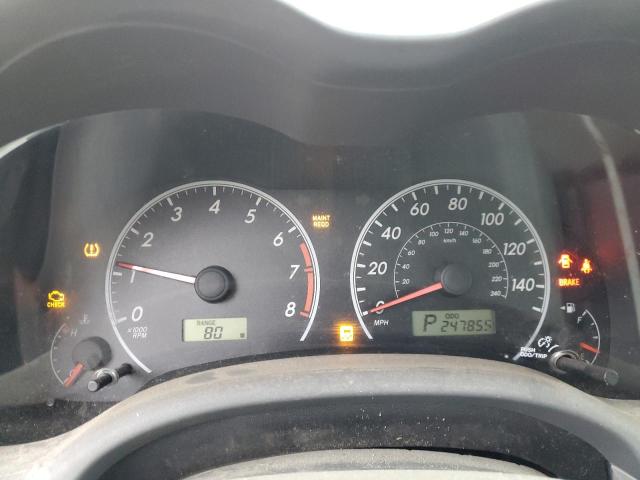 2T1BU4EEXAC255836 - 2010 TOYOTA COROLLA LE BASE SILVER photo 9