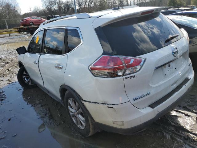 KNMAT2MV5GP664521 - 2016 NISSAN ROGUE S WHITE photo 2