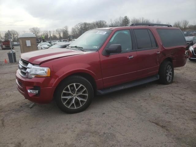 1FMJK1JT8HEA36459 - 2017 FORD EXPEDITION EL XLT BURGUNDY photo 1