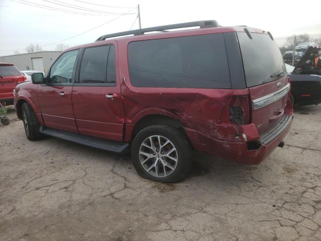 1FMJK1JT8HEA36459 - 2017 FORD EXPEDITION EL XLT BURGUNDY photo 2