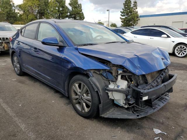 5NPD84LF7HH109345 - 2017 HYUNDAI ELANTRA SE BLUE photo 4