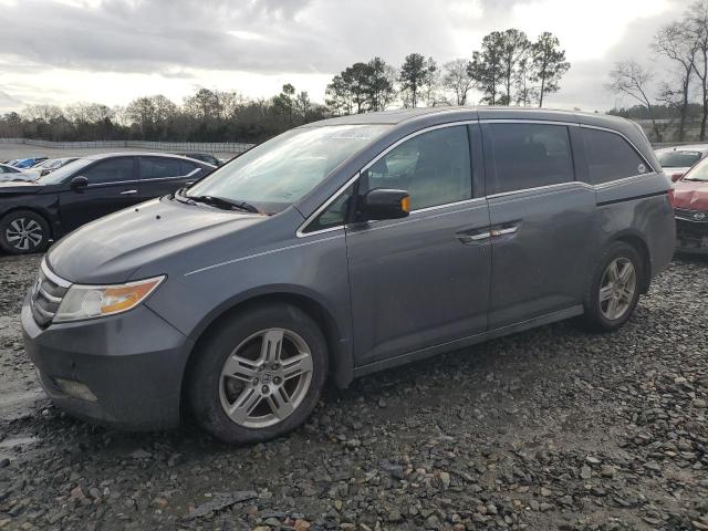 5FNRL5H93DB003710 - 2013 HONDA ODYSSEY TOURING GRAY photo 1