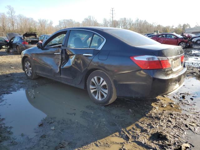 1HGCR2F34DA000200 - 2013 HONDA ACCORD LX BLACK photo 2