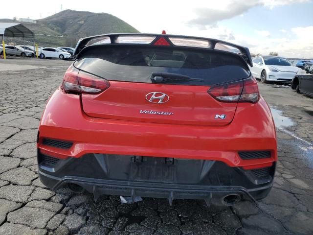 KMHT36AH5MU009332 - 2021 HYUNDAI VELOSTER N RED photo 6