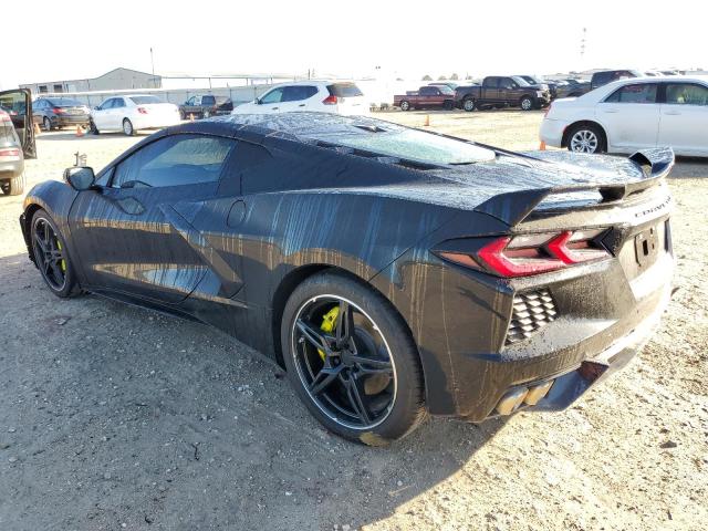 1G1YB2D41M5108652 - 2021 CHEVROLET CORVETTE STINGRAY 2LT BLACK photo 2