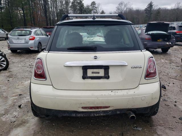 WMWSU3C56DT374409 - 2013 MINI COOPER WHITE photo 6