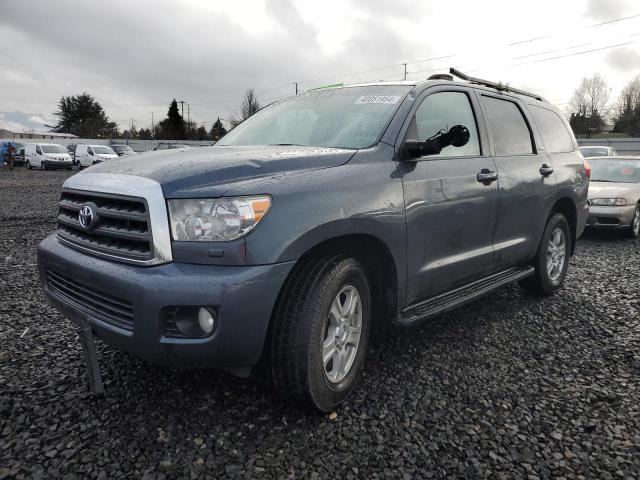 5TDBY64A78S019256 - 2008 TOYOTA SEQUOIA SR5 BLUE photo 1