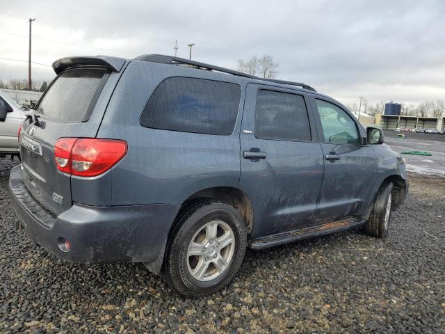 5TDBY64A78S019256 - 2008 TOYOTA SEQUOIA SR5 BLUE photo 3