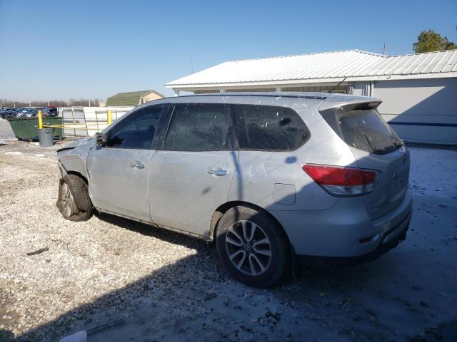 5N1AR2MN9EC619645 - 2014 NISSAN PATHFINDER S SILVER photo 2