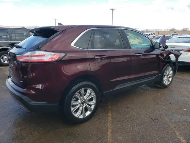 2FMPK4K9XPBA16903 - 2023 FORD EDGE TITANIUM BURGUNDY photo 3