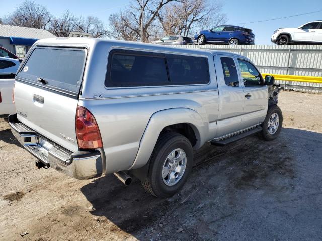 5TEUU42N85Z091161 - 2005 TOYOTA TACOMA ACCESS CAB SILVER photo 3