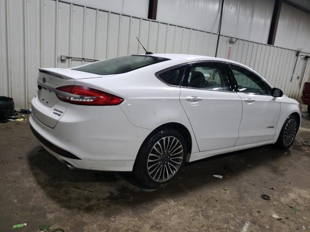 3FA6P0RU9JR182123 - 2018 FORD FUSION TITANIUM/PLATINUM HEV WHITE photo 3