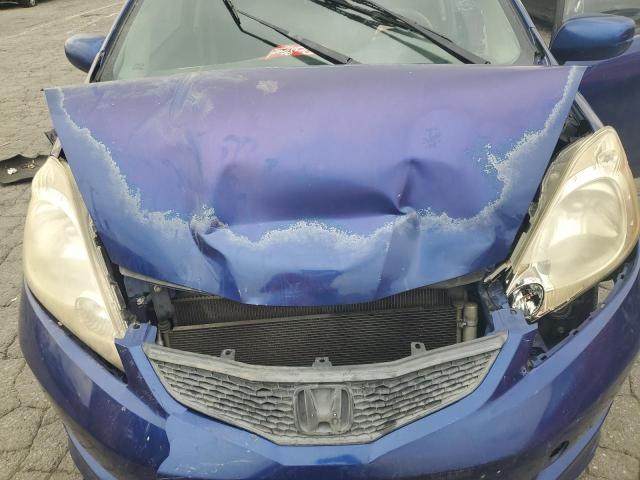 JHMGE88619S060182 - 2009 HONDA FIT SPORT BLUE photo 11