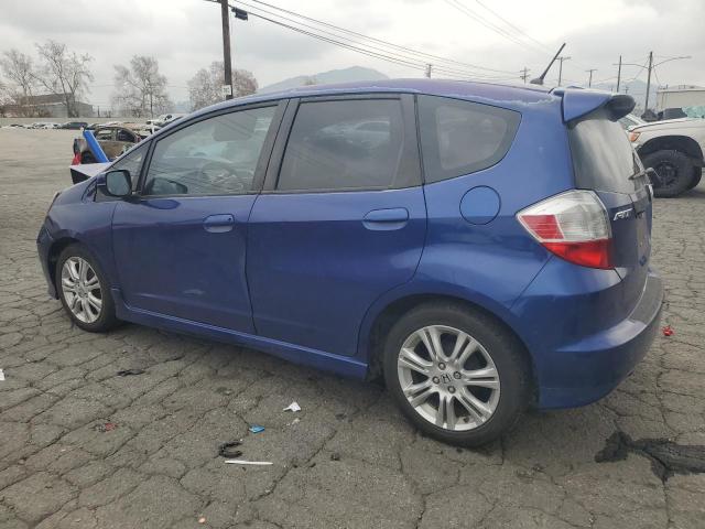 JHMGE88619S060182 - 2009 HONDA FIT SPORT BLUE photo 2