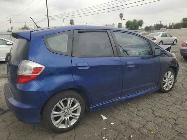 JHMGE88619S060182 - 2009 HONDA FIT SPORT BLUE photo 3