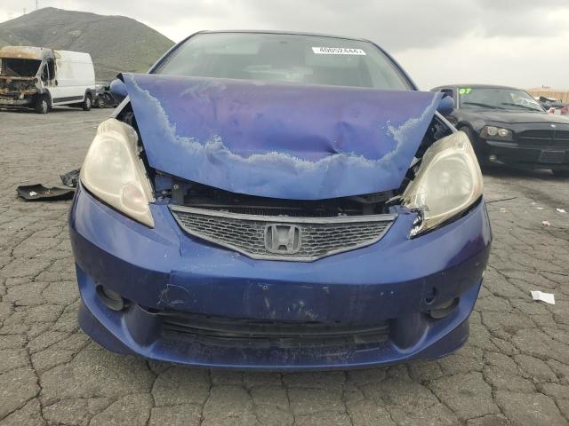 JHMGE88619S060182 - 2009 HONDA FIT SPORT BLUE photo 5