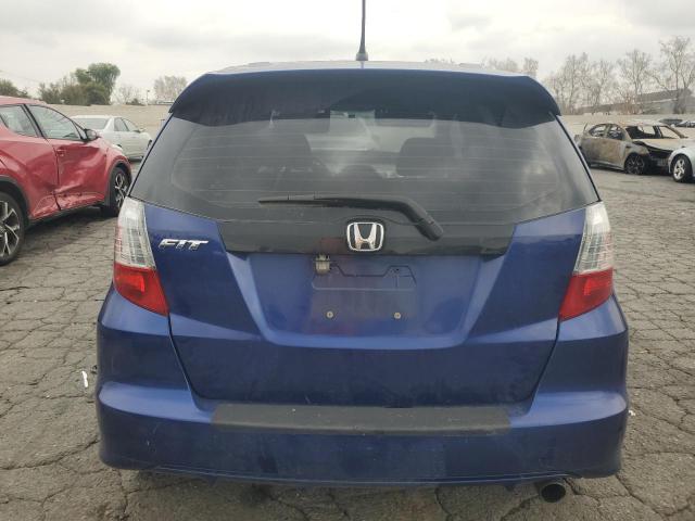 JHMGE88619S060182 - 2009 HONDA FIT SPORT BLUE photo 6