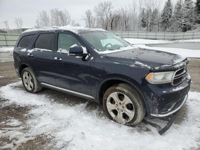 1C4RDJDG3FC154007 - 2015 DODGE DURANGO LIMITED BLUE photo 4