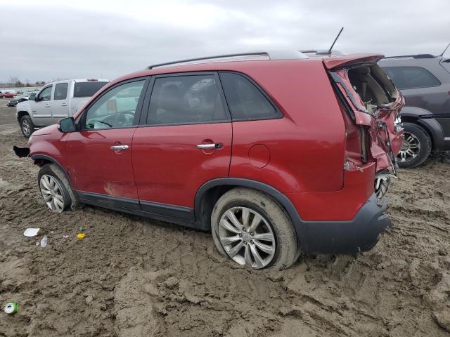 5XYKU4A29BG034763 - 2011 KIA SORENTO EX RED photo 2