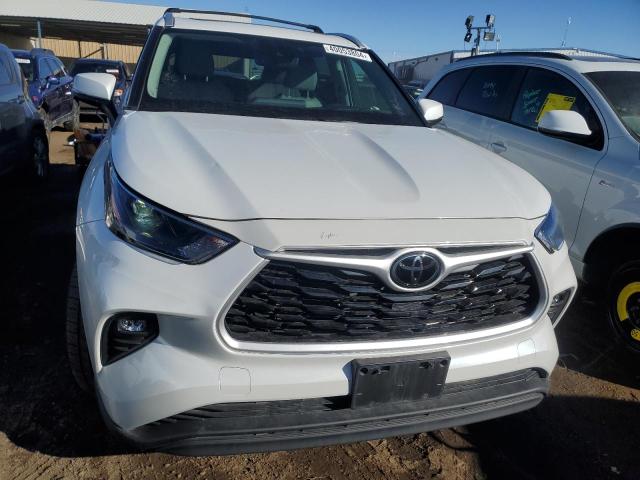 5TDHZRBH3NS255410 - 2022 TOYOTA HIGHLANDER XLE WHITE photo 5