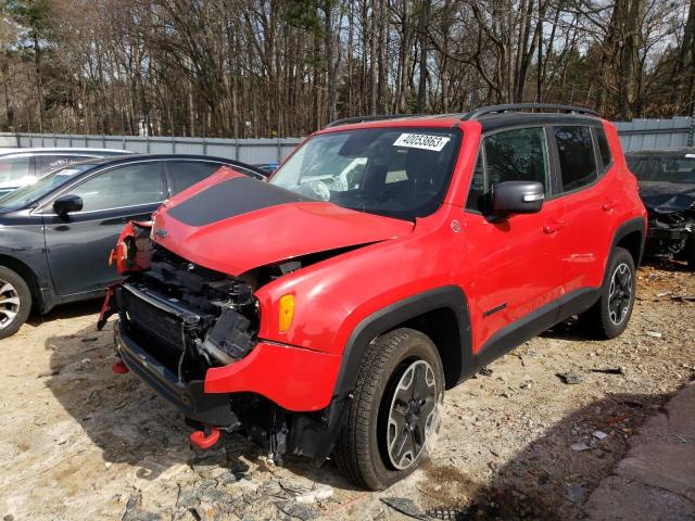 ZACCJBCB1HPF60604 - 2017 JEEP RENEGADE TRAILHAWK RED photo 1