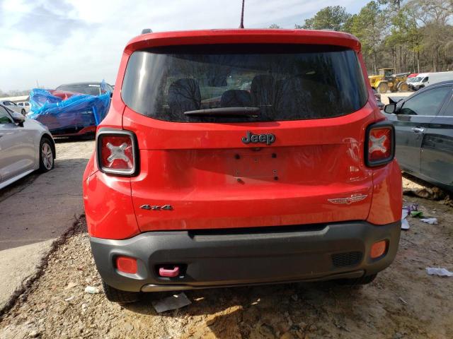 ZACCJBCB1HPF60604 - 2017 JEEP RENEGADE TRAILHAWK RED photo 6