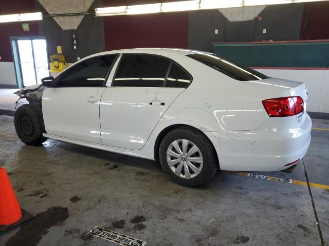 3VW2K7AJ1EM327284 - 2014 VOLKSWAGEN JETTA BASE WHITE photo 2