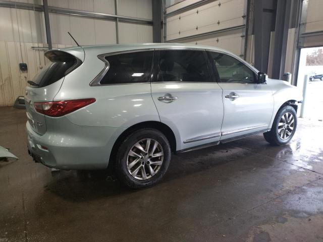 5N1AL0MM9DC341308 - 2013 INFINITI JX35 BLUE photo 3