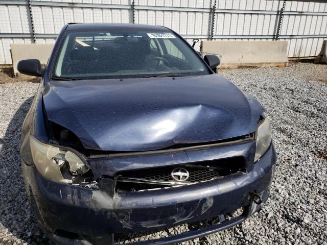 JTKDE177550058665 - 2005 TOYOTA SCION TC BLUE photo 5