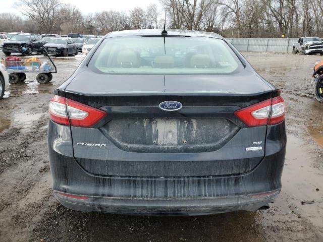 3FA6P0HD6FR172609 - 2015 FORD FUSION SE BLACK photo 6