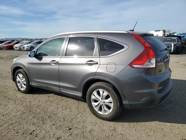 2HKRM3H78EH515613 - 2014 HONDA CR-V EXL GRAY photo 2