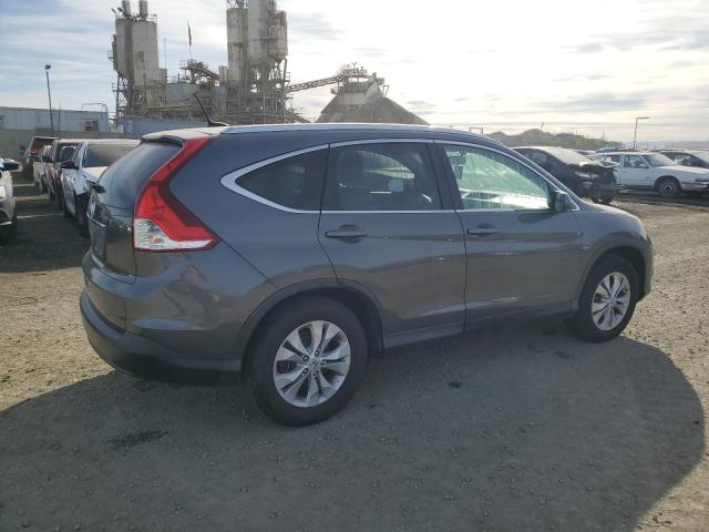 2HKRM3H78EH515613 - 2014 HONDA CR-V EXL GRAY photo 3