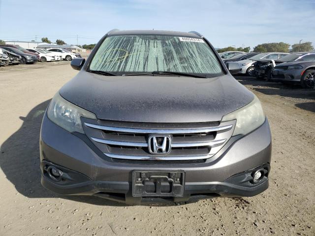 2HKRM3H78EH515613 - 2014 HONDA CR-V EXL GRAY photo 5