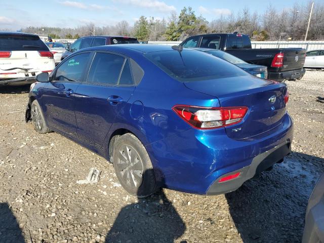 3KPA24AB3KE229286 - 2019 KIA RIO S BLUE photo 2