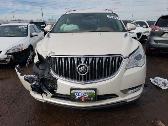 5GAKRCKD8FJ245830 - 2015 BUICK ENCLAVE WHITE photo 5