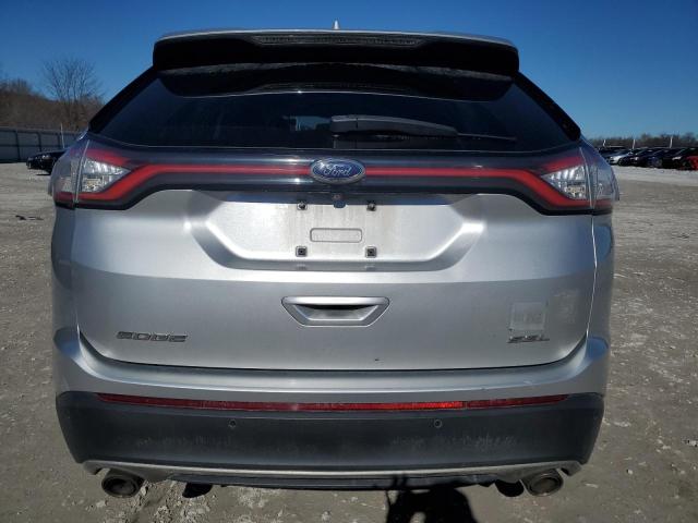 2FMPK3J84FBB43213 - 2015 FORD EDGE SEL SILVER photo 6