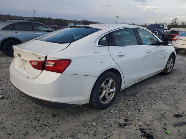 1G1ZB5ST5GF360001 - 2016 CHEVROLET MALIBU LS WHITE photo 3