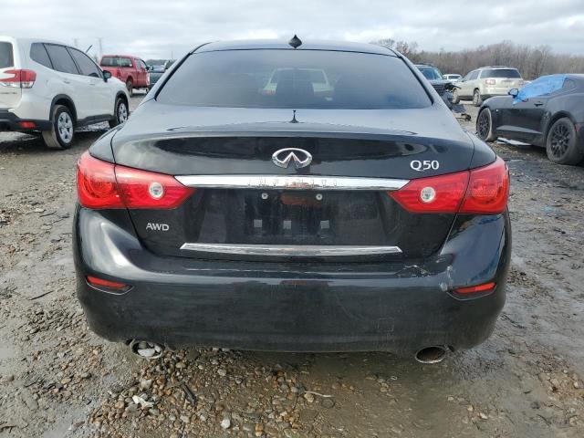 JN1BV7AR7EM707759 - 2014 INFINITI Q50 BASE BLACK photo 6