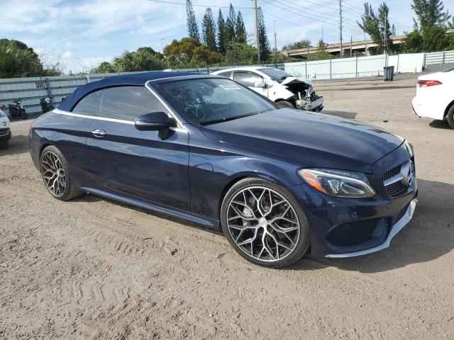 WDDWK4JB5HF529549 - 2017 MERCEDES-BENZ C 300 BLUE photo 4